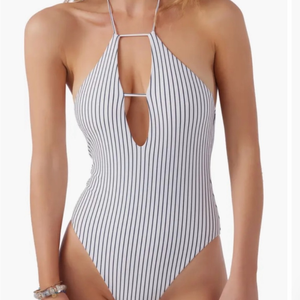 O’Neil Striped One-Piece Swimsuit